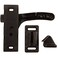 JR Products 0611865 Black BiDirectional Screen Door Latch