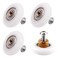 Atoplee shower door rollers Wheels replacement 4pcs 27mm Replacement Part Bathroom Glass Door Runner Sliding Shower Door Roller Wheel Roller Diameter 27mm