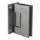 CRL CR LAURENCE GEN037BSC Brushed Satin Chrome Geneva 037 Series Wall Mount Full Back Plate Standard Hinge