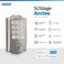 Schlage Arrive Smart WiFi Deadbolt Lock with Keypad Keyless Entry Front Door Lock App Control Alexa and Google Home Compatible Satin Nickel BE459WB CAM 619