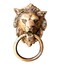 eSplanade 675 Inches Brass Lion Face Door Knocker Door Decor Home Decor