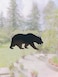 The Decal Empire Retractable Screen Door Decals 5 per Package Keep Children Safe Alert Birds Dogs Kids Warn Protect Window Safety Bears Black