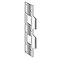 Pro-Lok ProLok ESP131B Strike Plate Double Lip w 512 Center Brass Finish