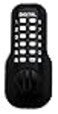 Lockey USA Digital Door Lock M210 Mechanical Keyless Deadbolt Jet Black