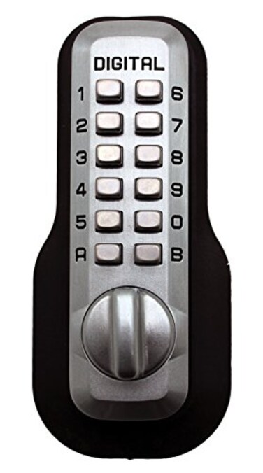Lockey USA Digital Door Lock M210 Mechanical Keyless Deadbolt Marine Grade