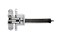 SOSS 218ICUS26D 218IC Zinc Invisible Closer for 175 Doors Satin Chrome Exterior FinishSilver