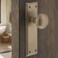 Nostalgic Warehouse New York Door Knob with Plate