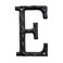 YICC House Letter 5 Inch High Cast Iron Home Address Letter Perfect Matching the 55 Inch Cast Iron House Numbers E