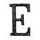 YICC House Letter 5 Inch High Cast Iron Home Address Letter Perfect Matching the 55 Inch Cast Iron House Numbers E