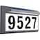 Eyrosa Solar Address Sign Lighted Address Numbers Outdoor Waterproof Illuminated LED Address Plaque House Numbers for Outside Grey