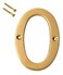 eSplanade 4 Brass House Hotel Door Number Plaque Numeric Numerical Digit 09 0 Zero