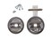 Johnson Hardware Brushed Nickel Pocket Door Privacy Lock