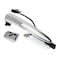 Jepacr 806469N00A Exterior Chrome Door Handle Front Left Driver Side with Sensor and Smart Keyless Entry System for 20092018 Nissan SentraMaximaMuranoLeaf Replace 806469N00A 806451AA0A