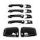 sportuli Black Mirror Covers Door Handle Covers Replacement for 20112021 Jeep Grand Cherokee Dodge Durango