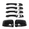 sportuli Black Mirror Covers Door Handle Covers Replacement for 20112021 Jeep Grand Cherokee Dodge Durango