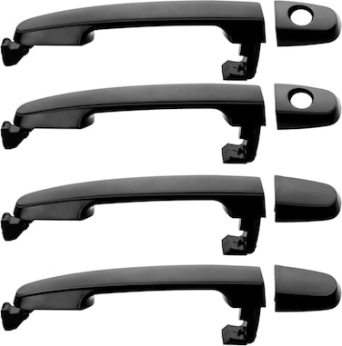 NFSpeeding Door Handle Set of 4Pcs Exterior Front Rear Left Right Fits 20032008 Corolla 20032010 Matrix 20022006 Camry 20012012 RAV4 20032013 Vibe 69211AA010