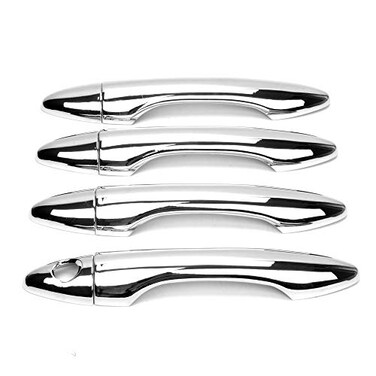 Dreamseek 8Pcs 4 Door Handle Cover Compatible with Hyundai Tucson IX35 2010 2011 2012 Exterior ABS Molding Protector Trim Chrome Plated