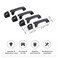 Hoolcar Exterior Door Handle Covers Outside Doorknob Cover for 20182021 Dodge Ram Carbon Fiber
