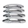 Dreamseek 8Pcs Door Handle Cover for Ford Ecosport 20132022 Fiesta 20092016 Exterior ABS Chrome Molding Protector Trim wo Smart Entry Button Hole