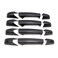 Dreamseek 12Pcs 4 Door Handle Cover Compatible with Chevy Tahoe Suburban Avalanche Silverado Yukon Sierra 2007 2008 2009 2010 2011 2012 2013 Exterior ABS Molding Protector Trim Carbon Fiber Pattern
