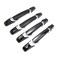 Dreamseek 12Pcs 4 Door Handle Cover Compatible with Chevy Tahoe Suburban Avalanche Silverado Yukon Sierra 2007 2008 2009 2010 2011 2012 2013 Exterior ABS Molding Protector Trim Carbon Fiber Pattern