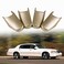 Automkt 4 Pcs Car Door Pull Strap End Caps Fits for 20032011 Lincoln Town Car 46L V8 Replaces 3W1Z5422670AAC Gold