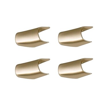 Automkt 4 Pcs Car Door Pull Strap End Caps Fits for 20032011 Lincoln Town Car 46L V8 Replaces 3W1Z5422670AAC Gold