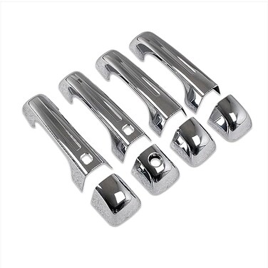 RQING for Dodge 2023 2024 2025 Ram 1500 Truck Exterior Door Handle Cover Trims Chrome