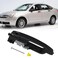 Moonlinks Compatible with Ford Focus 2008 2009 2010 2011 Exterior Door Handle Front Left Driver Side Replaces OE 8S4Z5422404AA Cap wKeyhole 8S4Z54218A14AA Bracket 8S4Z5426685B Matte Black