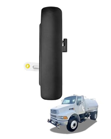 Gledewen Driver Door Handle Compatible with 20002009 Sterling Truck Acterra 5500 6500 7500 8500 Smooth black Exterior Front Left Side Door Handle Replace 7605215 A1851913004 Outside Outer Door Part
