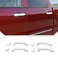 JeCar White Door Handle Cover Fit for Chevrolet SilveradoGMCSierra 2014