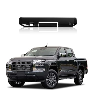 HIRUFAIT Tailgate Handle Cover Trim for Mitsubishi Triton L200 2024 2025 Accessories ABS Rear Tailgate Door Handle Bowl Cover Protector Sticker Glossy Black