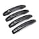 Dreamseek 8Pcs 4 Door Handle Cover for Q3 20122018Q5 20092016 A4 B8 S4 A5 20082016 Exterior ABS Molding Protector Trim Triple Carbon Fiber Style