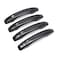 Dreamseek 8Pcs 4 Door Handle Cover for Q3 20122018Q5 20092016 A4 B8 S4 A5 20082016 Exterior ABS Molding Protector Trim Triple Carbon Fiber Style