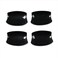 RQING for Mitsubishi New Outlander 2022 2023 2024 2025 Door Handle Bowl Cover Trims Carbon Fiber Pattern
