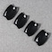 RQING for Mitsubishi New Outlander 2022 2023 2024 2025 Door Handle Bowl Cover Trims Carbon Fiber Pattern