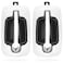 SUSUPACI Upgraded Exterior Door Handles with Bezel Covers Chrome Left Driver Right Passenger Side Compatible with International Trucks ProStar 4100 4200 4300 4400 7700 8500 8600