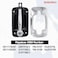 SUSUPACI Upgraded Exterior Door Handles with Bezel Covers Chrome Left Driver Right Passenger Side Compatible with International Trucks ProStar 4100 4200 4300 4400 7700 8500 8600