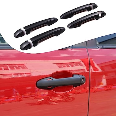 Lcojicep ABS Exterior Door Handle Protector Trim Frame Cover Compatible with Tacoma 20152022Door Handle CoverCar Door Handle Cover Frame Trim Matte Black