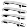Gledewen Chrome Exterior Door Handle Set Compatible with 20122017 Toyota Camry 4 PCS Front Rear Left Right Handle