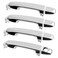 Gledewen Chrome Exterior Door Handle Set Compatible with 20122017 Toyota Camry 4 PCS Front Rear Left Right Handle