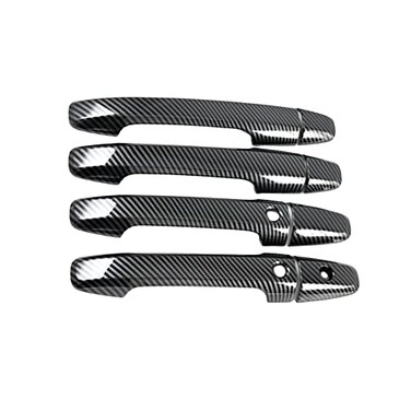 KACEPAR Outer Door Decoion Frame Trim 8PcsSet Exterior Door Handle Frame Cover Trim 20152022 Compatible with Honda Odyssey Carbon Fiber