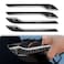 Powlamks Polwlamks 4 Pack Door Handle Cover Fits Model YModel 3 Real Carbon Fiber 3D Handle Cover Sticker Tesla Door Handle Protector Wrap Covers with 3M SelfAdhesive Backing Tesla Exterior Accessorie