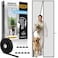 AUGO Magnetic Screen Door Self Sealing Heavy Duty Hands Free Mesh Partition Keeps Bugs Out Pet and Kid Friendly Patent Pending Keep Open Feature 38 Inch x 97 Inch
