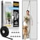 AUGO Magnetic Screen Door Self Sealing Heavy Duty Hands Free Mesh Partition Keeps Bugs Out Pet and Kid Friendly Patent Pending Keep Open Feature 38 Inch x 97 Inch