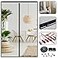 CHIYUNS Screen Door Mesh Magnetic Closure 36 x 80 inch Self Closing Fiberglass Mosquito Net with Magnet for Doors Heavy Duty Bug Fly Screens Curtain for Doorway Keep Bugs Out Pet Friendly