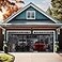 YoFuZiHu Premium Garage Door Screen for 2 Car Garage 18x7ft Durable Heavy Duty Fiberglass Screen Mesh with Hook Loop Tapes Strips Doors Screen with Powerful Magnets Easy Assembly 18x7 Black