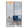 Yotache Fiberglass Magnetic Screen Door Fits Door Size 30 x 80 Screen Size 32 x 81 DoubleSewed CloseStitching Top AntiTear Heavy Duty with Full Frame HookLoop Strip Black