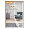 Yotache White Magnet Screen Door Curtain Fit Doors 34 x 80 Screen Size 36 x 81 Patio Screen Hands Free Entry Great for Pet and Kid