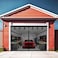 YoFuZiHu Premium Garage Door Screen for 1 Car Garage 8x8ft Durable Heavy Duty Fiberglass Screen Mesh with Hook Loop Tapes Strips Doors Screen with Powerful Magnets Easy Assembly Black 8x8ft